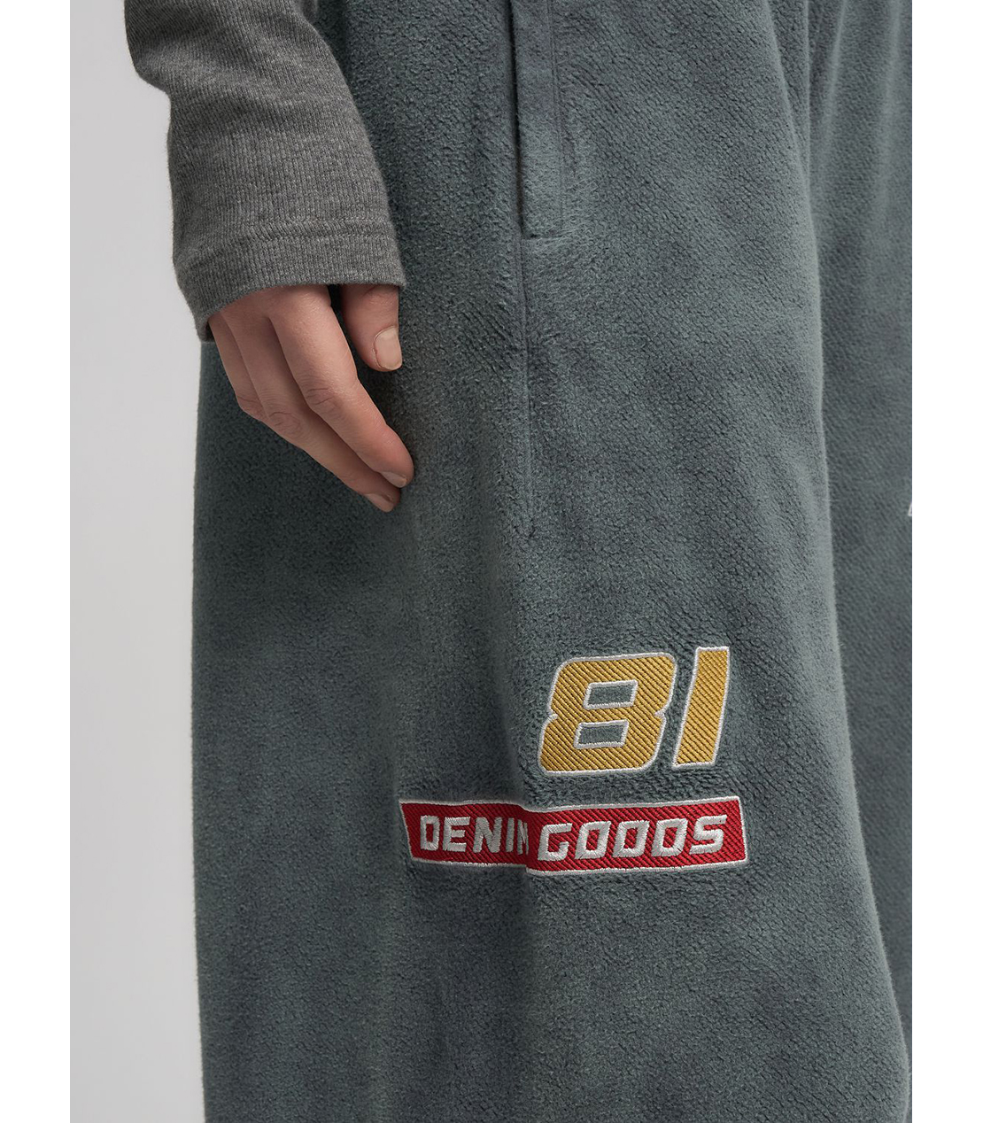 コットンテディワイドパンツ（セットアップ） 詳細画像 ブラックボード 6